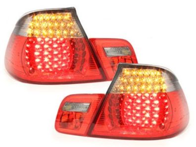 LED Rückleuchten passend für BMW E46 2000-2005 Cabrio Rot / Rauch