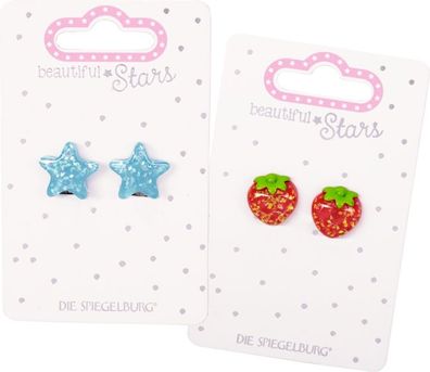 Spiegelburg Ohrclips Summertime beautiful Stars, sort