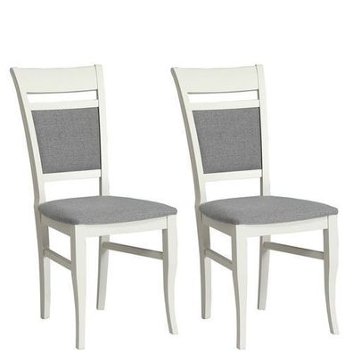 Stuhlset Kashmir (2 Stück) weiß Esszimmerstühle
