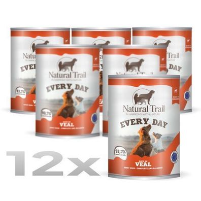 12 * Natural TRAIL EVERY DAY Hund 800 g Kalbfleisch