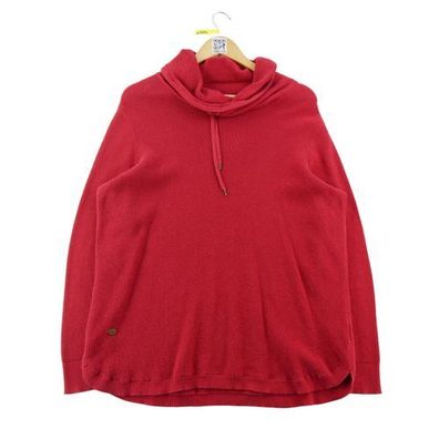 Damenpullover Wasserfallausschnitt mit Kordel Größe XL #QWE1320