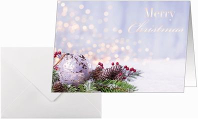 Sigel DS443 Weihnachtskarten Charming Christmas A6 25 Stück