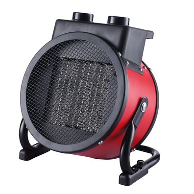 Camry CR 7743 Heizlüfter 2400 W mit 2 Heizstufen - Schwarz/Rot