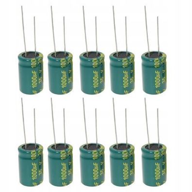 Rosfix Elektrolytkondensator Low ESR 1000µF 16V – 10x17mm | 5mm Raster