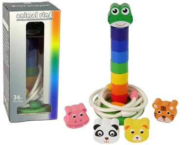 Stapelturm Motorikspielzeug Ringwurfspiel