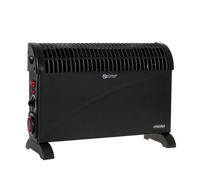 Mesko MS 7741 Elektrischer Konvektorheizung - 2000 W mit 3 Stufen, Schwarz