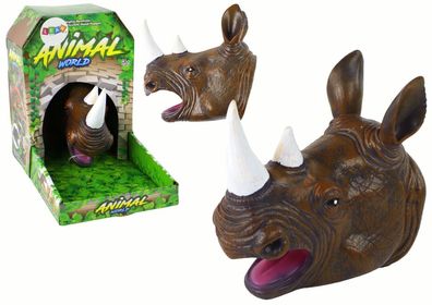 Tierpuppe Nashornkopf Rollenspielfigur