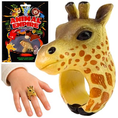 Tierring Giraffenring Kinderschmuck