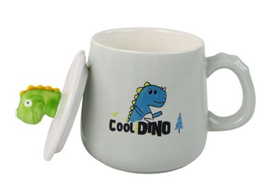 Dinobecher Kindertasse Henkelbecher