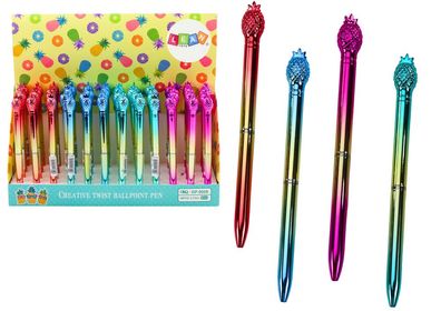 Drehkugelschreiber Ananasstift Geschenkstift