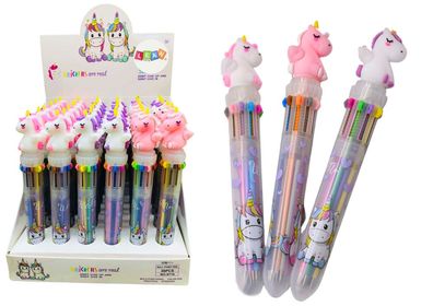 Mehrfarbstift Einhornstift Druckkugelschreiber