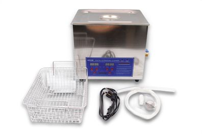 VEVOR Ultraschallreiniger 10 L 40 kHz mit Heizung und Digitaltimer TH-40A