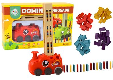 Dominoauto Dinosaurierfahrzeug Konstruktionsspielzeug