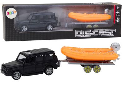 Bootsanhänger Geländewagen Schlauchboot