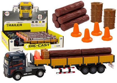 Holztransporter Sattelzug Baustellenfahrzeug