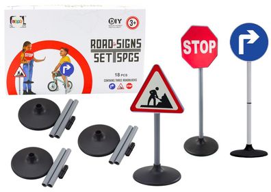 Verkehrsschilder Straßenschilder Lernspielzeug