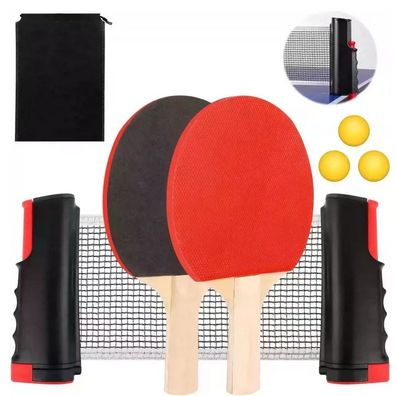 Tischtennisset Ausziehnetz Schlägerset