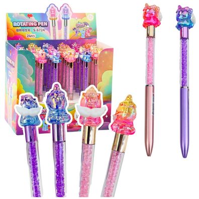 Einhornstift Glitzerstift Schulstift