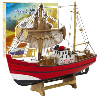 Fischerkutter Schiffsmodell Maritimdeko