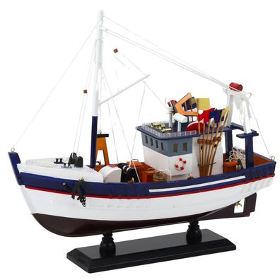 Fischkutter Dekoschiff Sammlermodell