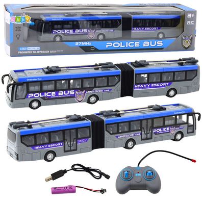 Polizeibus Gelenkbus Modellfahrzeug