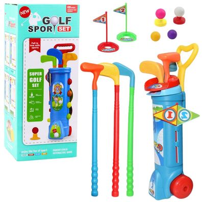 Kindergolfset Golftrolley Schlägerset