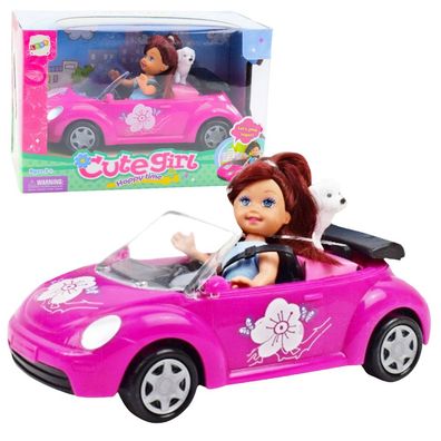 Spielzeugcabrio Puppenfahrzeug Rollenspielset