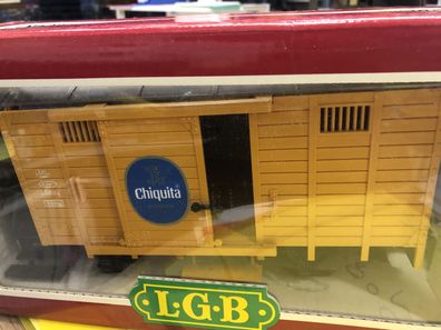 Gebrauchtes 5014033 Gedeckter Güterwagen Chiquita, gelb, Spur 2m gebraucht 1:22,5