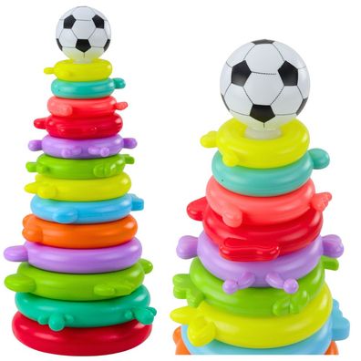 Stapelturm Ringpyramide Motorikspielzeug