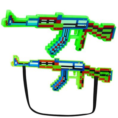 Spielzeuggewehr Pixelgewehr Rollenspielwaffe