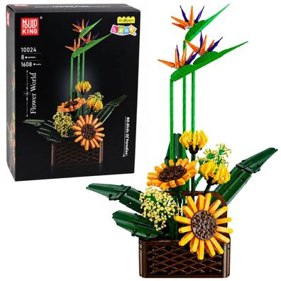 Blumendeko Klemmbausteine Bauset