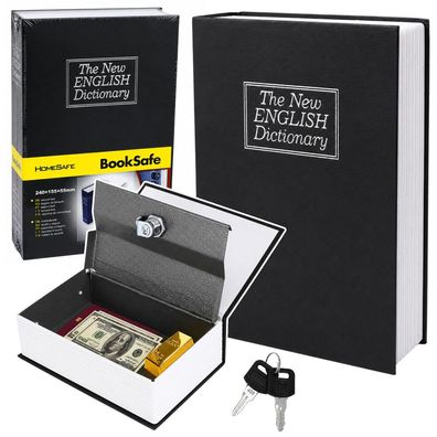 Buchtresor Geldkassette Wertsachenbox