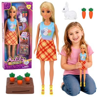 Modepuppe Spielpuppe Häschenset