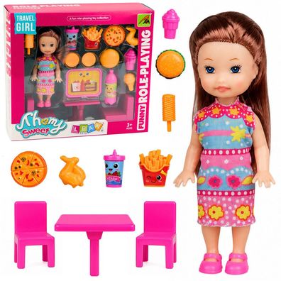 Ankleidepuppe Rollenspielset Puppenmöbel