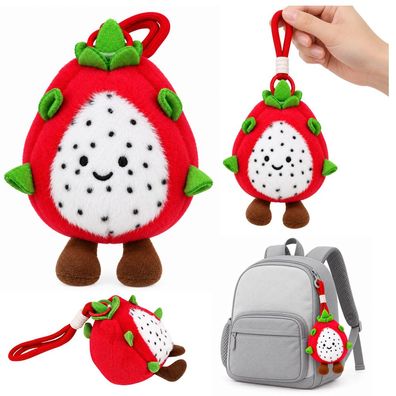 Taschenanhänger Kuschelfigur Plüschfrucht