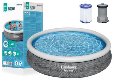 Aufstellpool Gartenpool Familienbecken