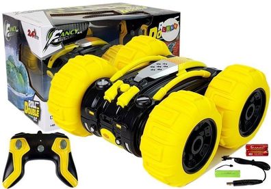 Amphibienfahrzeug RC LEAN Toys 1:24 ferngesteuert Wasser und Land gelb