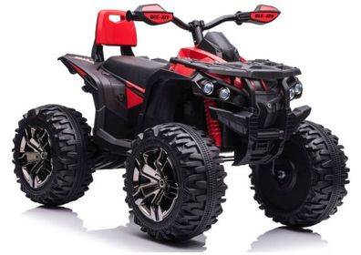 Elektro-Ride-On-Quad LEAN CARS QLS-3288 Rot Schwarz mit Fernbedienung