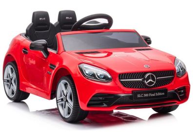 Kinder Elektroauto LEAN CARS Mercedes SLC 300 Final Edition Rot LED Licht