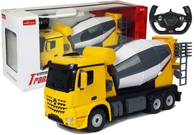 RC Betonmischer Mercedes-Benz Arocs Rastar 1:14 2,4 GHz ferngesteuert gelb