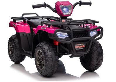 Elektro Quad LEAN CARS JC915 Kinderfahrzeug rosa mit LED Licht ab 3 Jahre