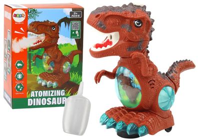 Spielzeug Dinosaurier LEAN Toys ZR172 mit Hindernissensor Licht Musik und Dampf