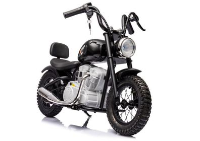 Kinder Elektromotorrad LEAN CARS A9902 36V Schwarz Scheinwerfer Rückenlehne