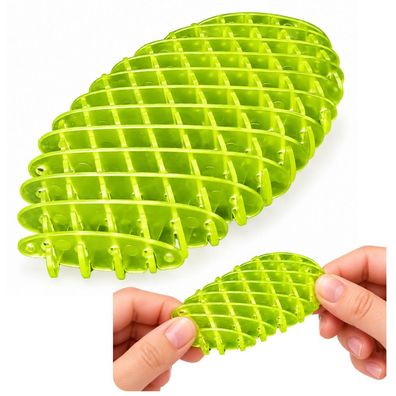 Anti-Stress Fidget Spielzeug LEAN TOYS, flexibel, sensorisch, grün, 5 cm