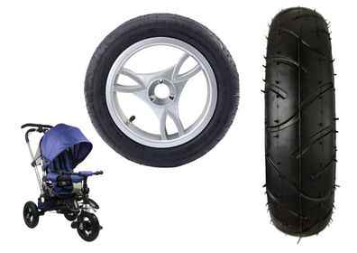 Vorderrad mit Luftreifen LEAN CARS PRO 700 Kunststofffelge 30 x 8 cm
