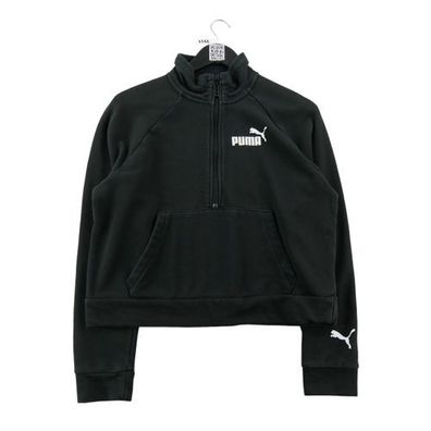 Puma Sweatshirt Damen Demi-zip 589605-01 Größe M #QWE7362
