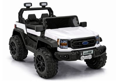 Kinder Elektroauto LEAN CARS 22F 4x4 12V 10Ah Weiß Zweisitzer