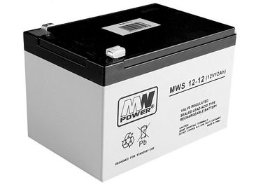 Blei-Gel-Akku LEAN CARS 12V 12Ah AGM Batterie auslaufsicher