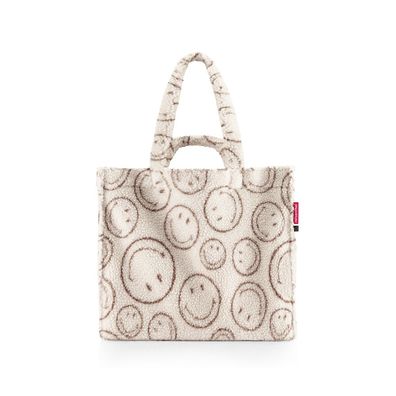 reisenthel softshopper smiley &reg; teddy chocolate groß GR1045 creme Schultertasche