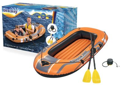 Schlauchboot Bestway Kondor 2000 61062 188 x 98 cm mit Paddeln und Pumpe